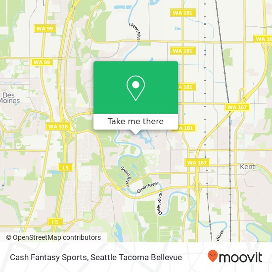 Mapa de Cash Fantasy Sports