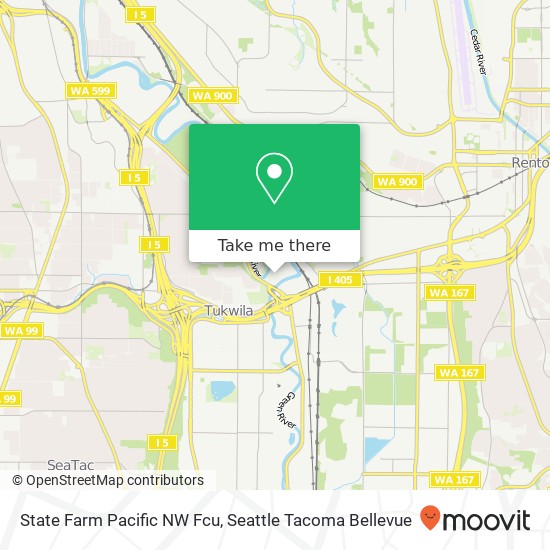 State Farm Pacific NW Fcu map