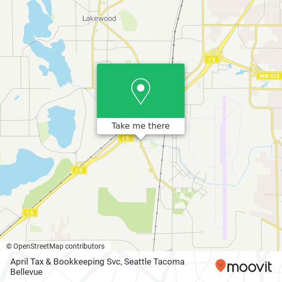 April Tax & Bookkeeping Svc map