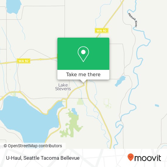 U-Haul map