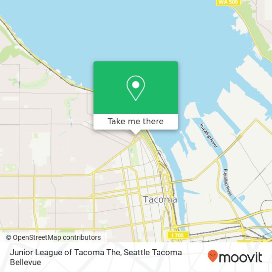 Junior League of Tacoma The map