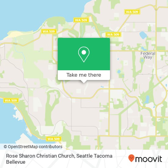 Rose Sharon Christian Church map