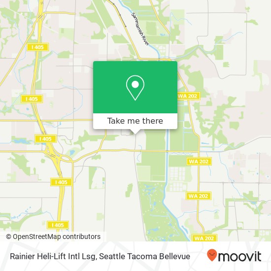 Mapa de Rainier Heli-Lift Intl Lsg