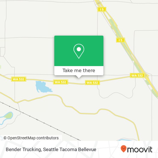 Bender Trucking map