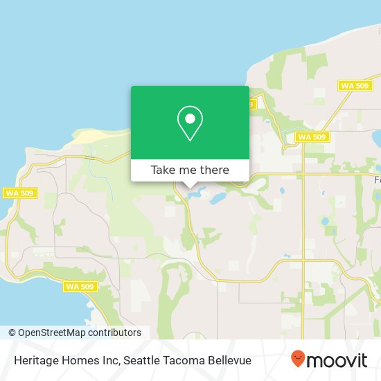 Heritage Homes Inc map