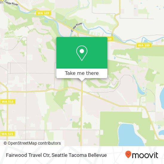 Fairwood Travel Ctr map