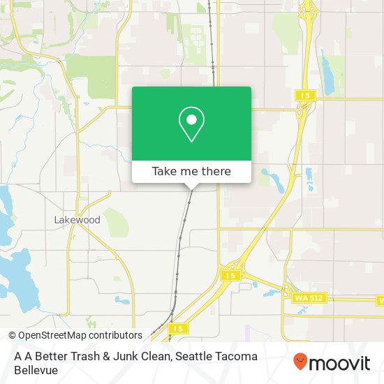 Mapa de A A Better Trash & Junk Clean