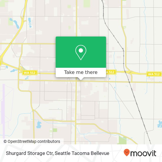 Shurgard Storage Ctr map