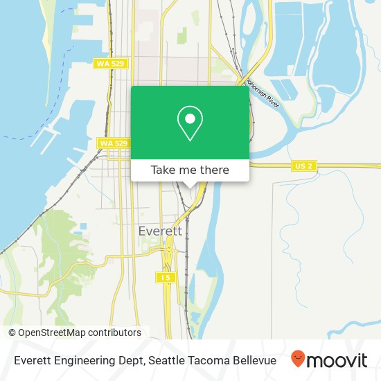 Everett Engineering Dept map