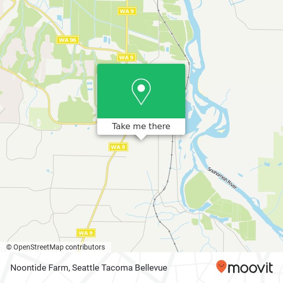 Noontide Farm map