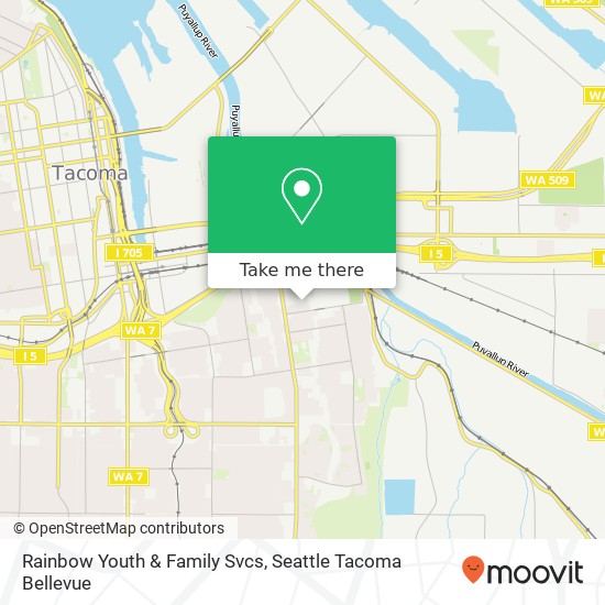 Rainbow Youth & Family Svcs map