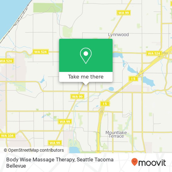 Mapa de Body Wise Massage Therapy