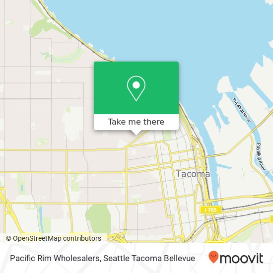 Pacific Rim Wholesalers map