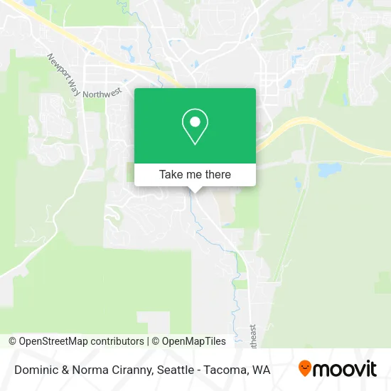 Dominic & Norma Ciranny map
