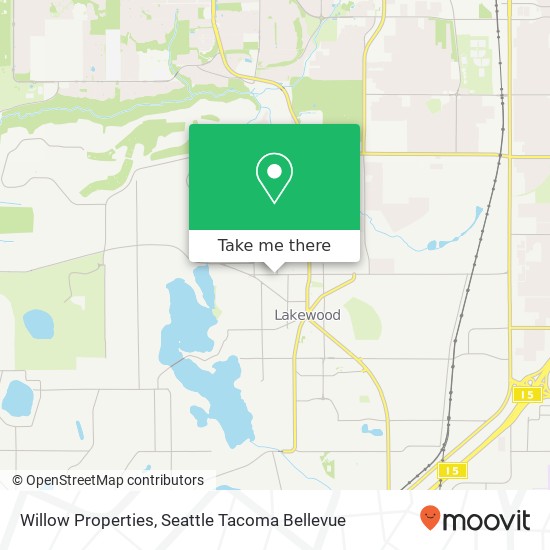 Mapa de Willow Properties