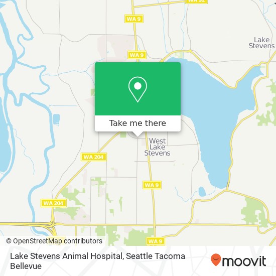 Mapa de Lake Stevens Animal Hospital