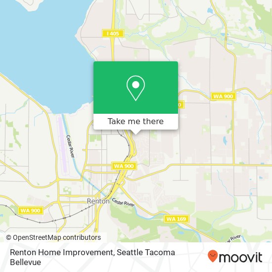 Renton Home Improvement map