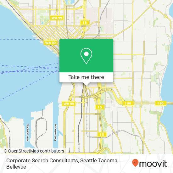 Corporate Search Consultants map