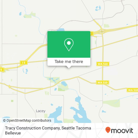 Tracy Construction Company map