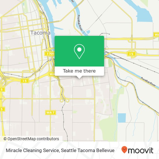 Mapa de Miracle Cleaning Service