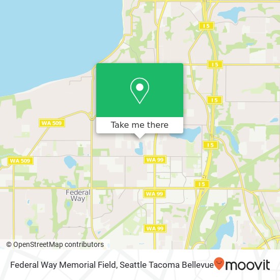 Federal Way Memorial Field map