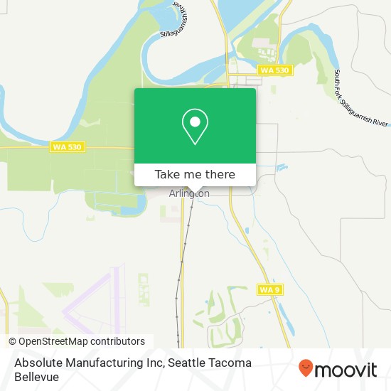 Absolute Manufacturing Inc map