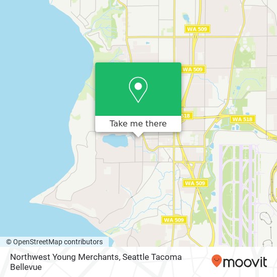 Northwest Young Merchants map