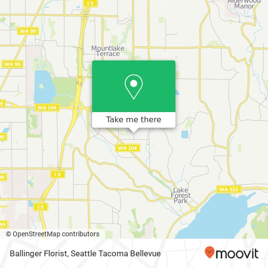 Ballinger Florist map