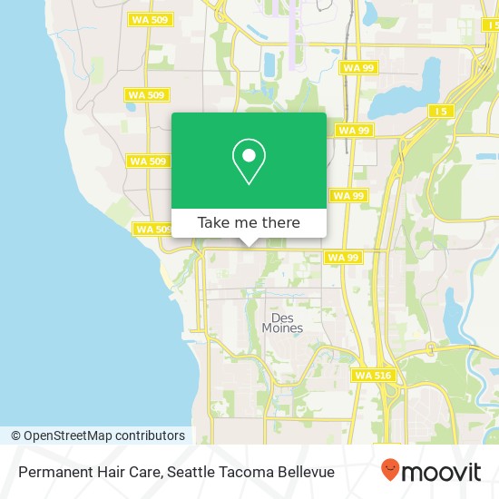 Permanent Hair Care map