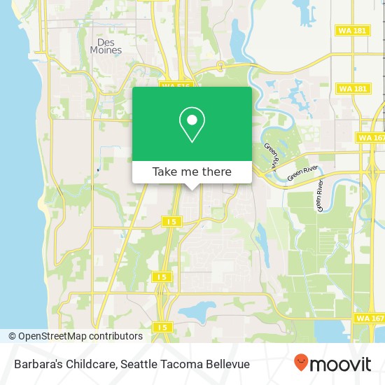 Barbara's Childcare map