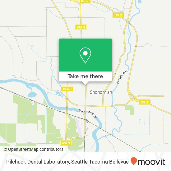 Mapa de Pilchuck Dental Laboratory