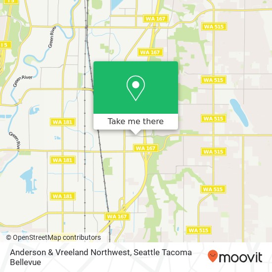 Anderson & Vreeland Northwest map