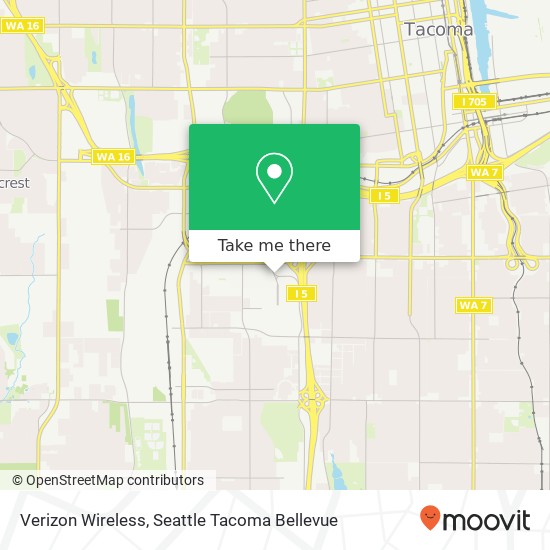 Mapa de Verizon Wireless