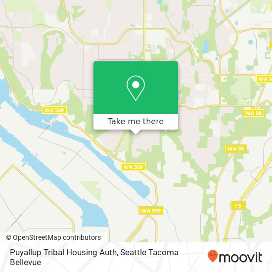 Mapa de Puyallup Tribal Housing Auth