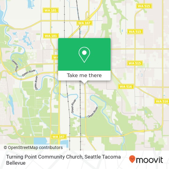 Mapa de Turning Point Community Church