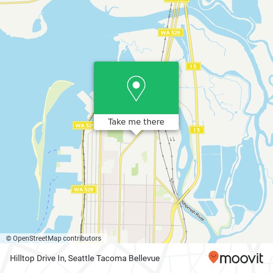 Mapa de Hilltop Drive In