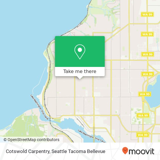 Mapa de Cotswold Carpentry