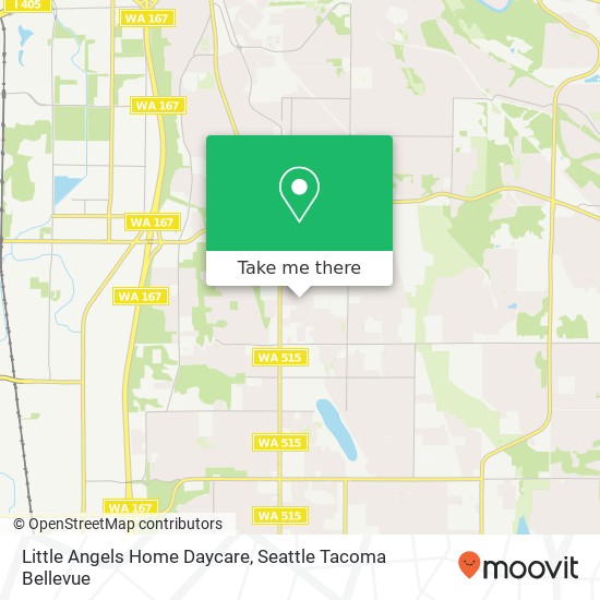 Mapa de Little Angels Home Daycare