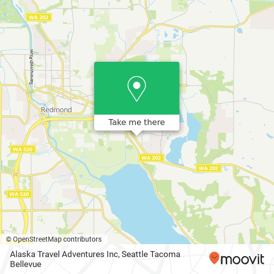 Alaska Travel Adventures Inc map