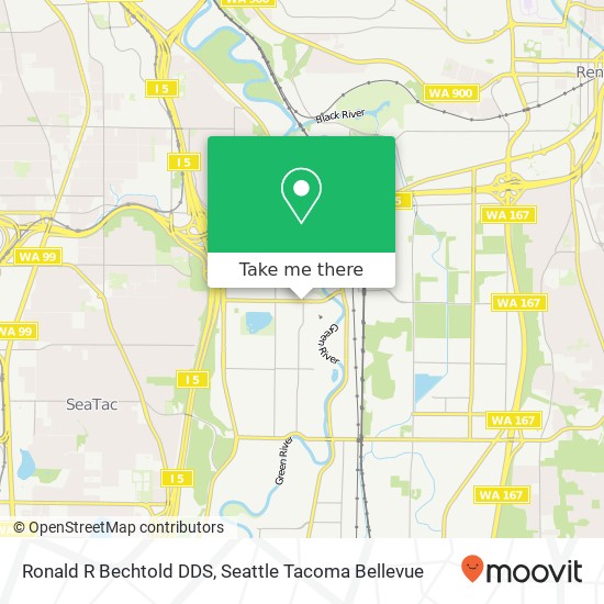 Mapa de Ronald R Bechtold DDS