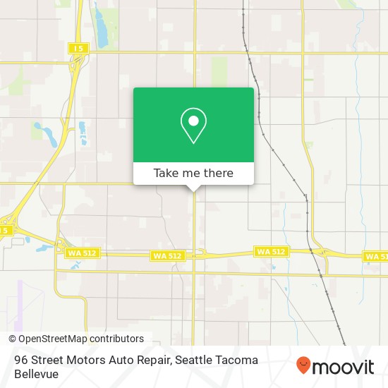 96 Street Motors Auto Repair map