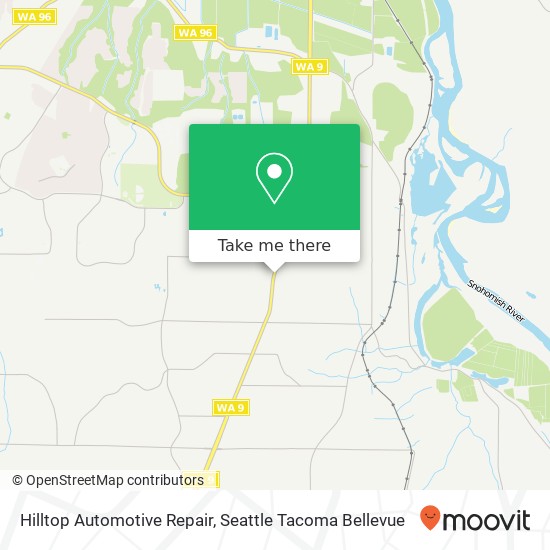 Hilltop Automotive Repair map