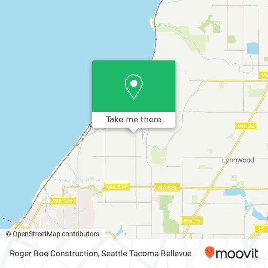 Roger Boe Construction map