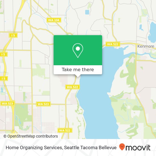 Home Organizing Services map