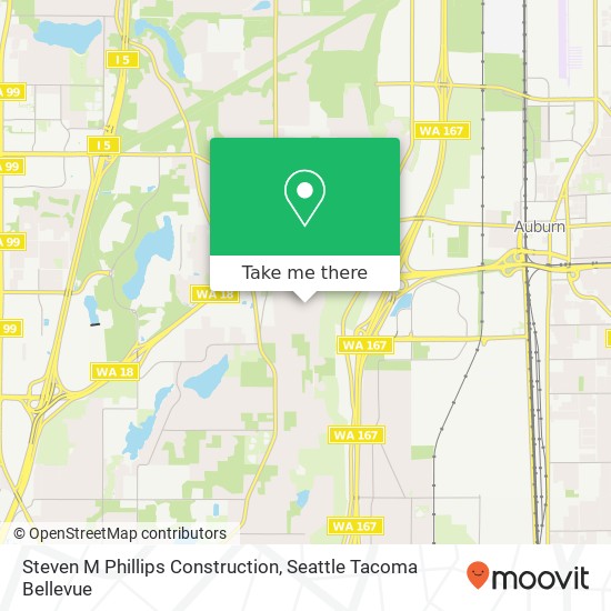 Mapa de Steven M Phillips Construction