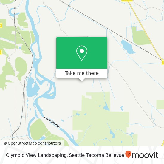 Olympic View Landscaping map