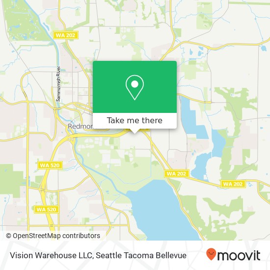 Mapa de Vision Warehouse LLC
