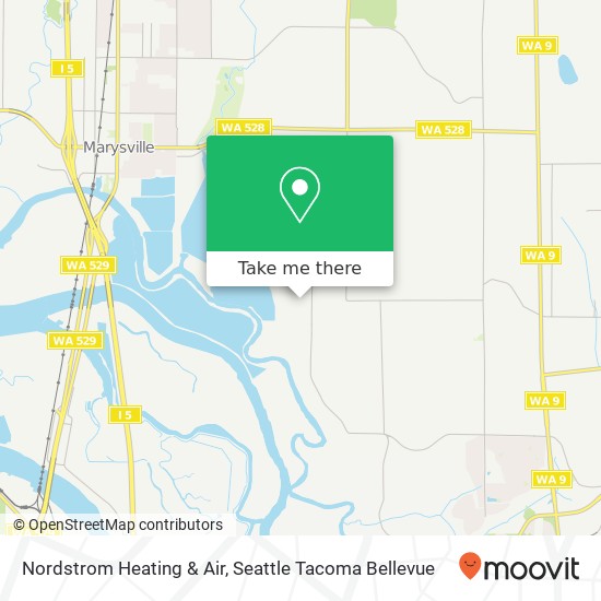 Mapa de Nordstrom Heating & Air