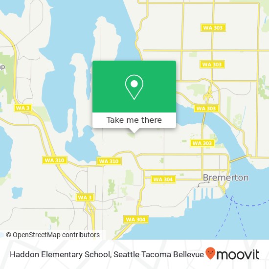 Haddon Elementary School map