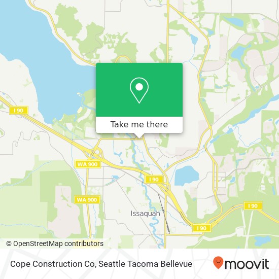 Cope Construction Co map